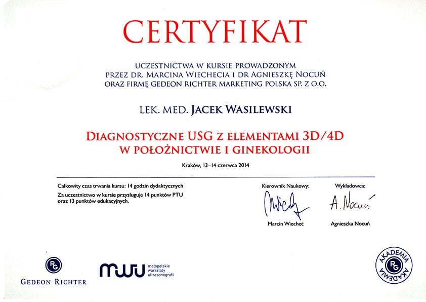 Prywatne gabinety lekarskie w Tczewie oferujące diagnostykę USG z elementami 3D/4D. – Tczew